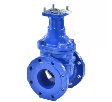 Задвижка чугун аналог МЗВ обрезиненный клин Ду 100 Ру16 Тмакс=75C фл под электропривод Завод им Гаджиева