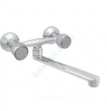 Смеситель для кухонной мойки двуручный нижний излив Стандарт ЦС-СМ 294 К М_Супер Центр Сантехники (Подольск) СМ515030