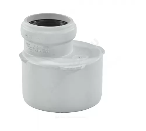 Переход PP-MD эксцентрический бесшумный светло-серый Skolan Safe SKR Дн 90х78 (DN90х75) б/нап в/к Ostendorf 334710