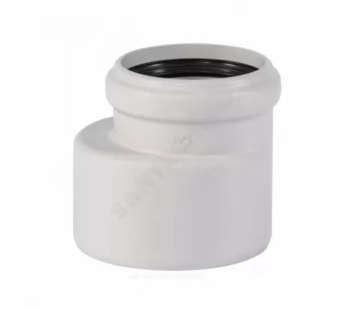 Переход PP-MD эксцентрический бесшумный светло-серый Skolan Safe SKR Дн 90х78 (DN90х75) б/нап в/к Ostendorf 334710