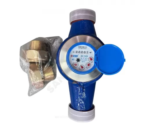 Счётчик х/в крыльчатый многоструйный Ду 50 Ру16 40С L=300мм резьба В/К ВК-Х Метер