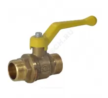 Кран шаровой латунь газ 11Б27фтМ Ду 15 Ру40 НР полнопроходной рычаг VALFEX VF.270.LR3.012