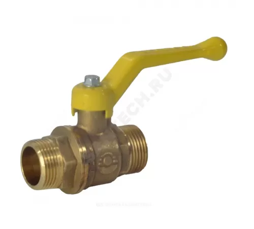 Кран шаровой латунь газ 11Б27фтМ Ду 15 Ру40 НР полнопроходной рычаг VALFEX VF.270.LR3.012