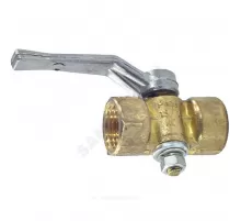 Кран для манометра 3-ходовой латунь 11б18бк5/11б18бк Ду 15 Ру16 ВР G1/2"-М20х1,5 с рукояткой без фланца ВИПРА КПТ 3.04.00