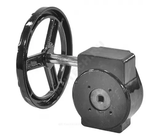 Редуктор четвертьоборотный F10 22х22 квадрат для затвора Ду 250 Benarmo