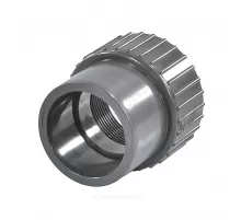 Втулка НПВХ переходная Дн 63х2" Ру10 ВР под клеевое соединение Агригазполимер 206-055