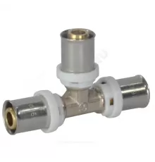 Тройник МП латунь никель пресс Дн 16 ГОСТ 32415-2013 8009 Aquasfera 8009-01