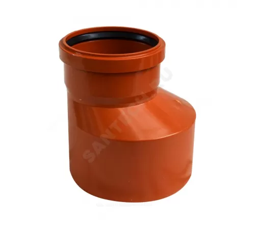 Переход PP-B эксцентрический коричневый Дн 200х110 б/нап в/к RTP (РосТурПласт) 15581