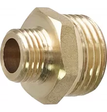 Ниппель латунь переходной Ду 25х15 (1"х1/2") НР VALFEX VF.580.L.100.012