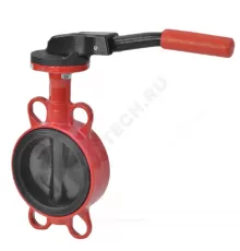 Затвор дисковый поворотный чугун ЗПВС-FL(w)-3-050-MN-Е Ду 50 Ру16 межфл с рукояткой диск чугун манжета EPDM Гранвэл ADL BD01I30795