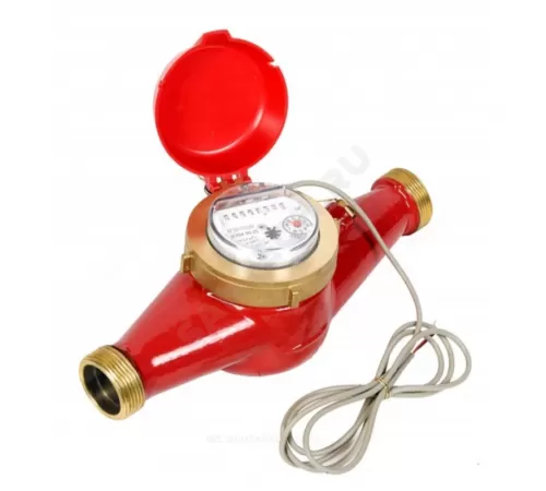 Счётчик г/в и х/в крыльчатый многоструйный Ду 25 Ру16 120С L=260мм резьба импульсный В/К IP67 ВСКМ 90 ДГ1 исполнение "Атлант" Декаст 72-25-267