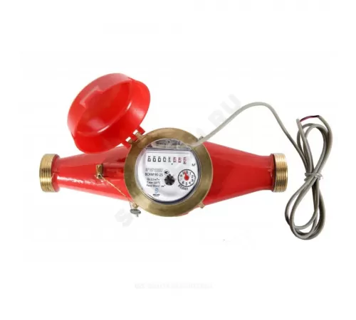 Счётчик г/в и х/в крыльчатый многоструйный Ду 25 Ру16 120С L=260мм резьба импульсный В/К IP67 ВСКМ 90 ДГ1 исполнение "Атлант" Декаст 72-25-267