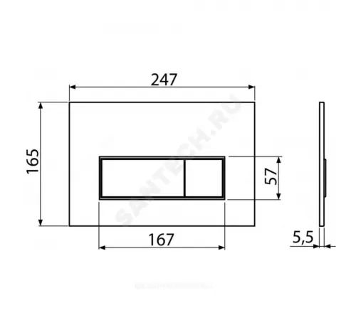 Кнопка смыва