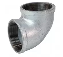 Угольник проходной чугун оц Ду 40 (1 1/2") ВР/ВР Fittex PLUS