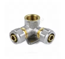 Водорозетка МП латунь никель обжим Дн 16х1/2"х16 ВР ГОСТ 32415-2013 7010 Aquasfera 7010-01