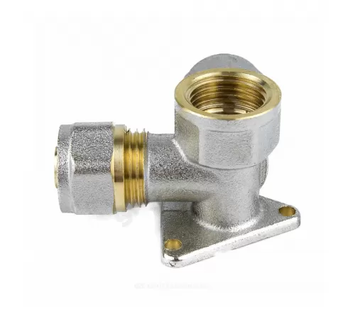 Водорозетка МП латунь никель обжим Дн 16х1/2"х16 ВР ГОСТ 32415-2013 7010 Aquasfera 7010-01