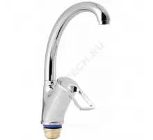 Смеситель для кухонной мойки ручка сбоку одноручный ПЛЮС ПСМ-335-КТ/017 Профсан PSM-335-017