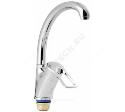 Смеситель для кухонной мойки ручка сбоку одноручный ПЛЮС ПСМ-335-КТ/017 Профсан PSM-335-017