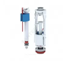 Арматура для бачка сливная/наливная 1/2" нижнее подключение кнопка хром 2/реж АНИ Пласт WC9510C