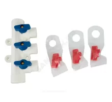 Коллектор PP-R Дн 32х20 на 3 выхода с кранами RTP (РосТурПласт) 28201