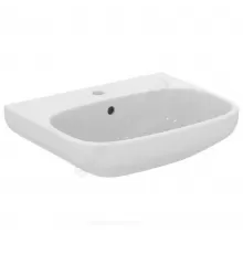 Умывальник подвесной I.life A 55 1 отверстие под смеситель по центру Ideal Standard T470601