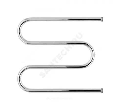 Полотенцесушитель водяной нерж сталь М-образный Ду 20 (3/4") НР 500х400мм боковое подключение б/к Элит-Металл ВЭК-13-01