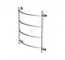 Полотенцесушитель водяной нерж сталь Лесенка Ду 25 (1") НР 500х500мм 4П боковое подключение б/к Уют Элит-Металл ВПБ-23-06
