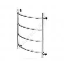 Полотенцесушитель водяной нерж сталь Лесенка Ду 25 (1") НР 500х500мм 4П боковое подключение б/к Уют Элит-Металл ВПБ-23-06