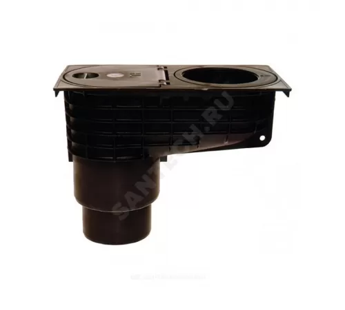 Дождеприемник PP с ловушкой для листвы Дн 110/125 вертикальный выпуск HL HL660/2