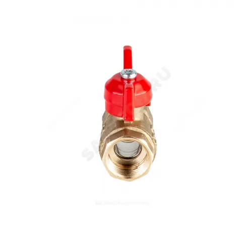 Кран шаровой латунь Стандарт Ду 20 Ру40 ВР полнопроходной бабочка Dist 312Б