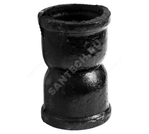Муфта чугун канализационная Ду 150 б/н ГОСТ 6942-98 прямая