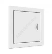 Люк-дверца с фланцем и ручкой пластик 146х146 Evecs Л1515Р