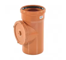 Ревизия НПВХ коричневая Дн 250 б/нап в комплекте с крышкой 2481188