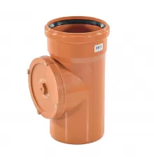 Ревизия НПВХ коричневая Дн 250 б/нап в комплекте с крышкой 2481188