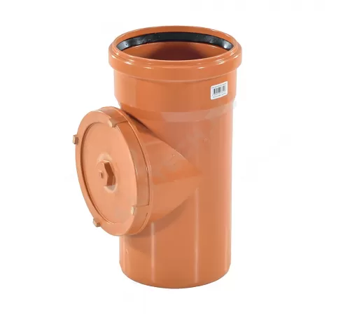 Ревизия НПВХ коричневая Дн 250 б/нап в комплекте с крышкой 2481188