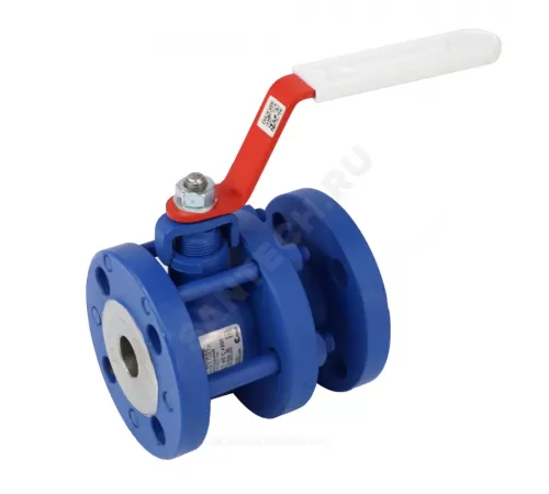 Кран шаровой сталь 11с67п Ду 32 Ру16 фл L=140мм полнопроходной Маршал СФ.00.1.016.032