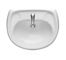 Умывальник подвесной Воротынский 57 1 отверстие под смеситель по центру крап на белом Santeri 1.3111.7.S01.10B.0