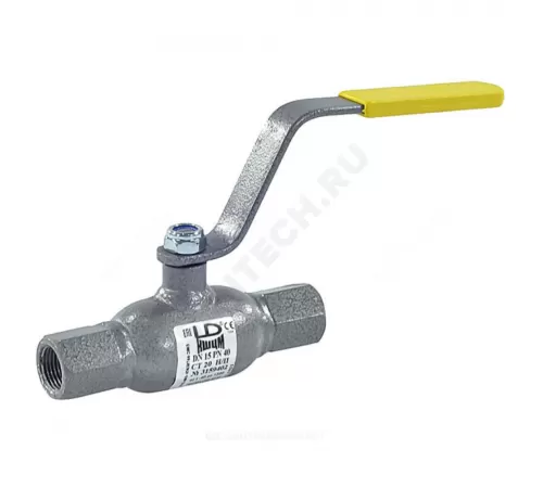 Кран шаровой сталь КШ.Ц.М Ду 40 Ру40 ВР L=170мм полнопроходной LD КШ.Ц.М.040.040.П/П.02