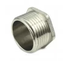 Заглушка латунь никель Ду 15 (1/2") НР SantechSystems