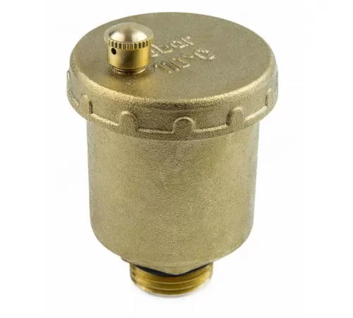 Воздухоотводчик автоматический латунь 5003 Ду 15 Ру10 G1/2" НР прямой Aquasfera 5003-01