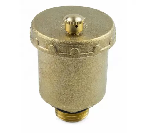 Воздухоотводчик автоматический латунь 5003 Ду 15 Ру10 G1/2" НР прямой Aquasfera 5003-01