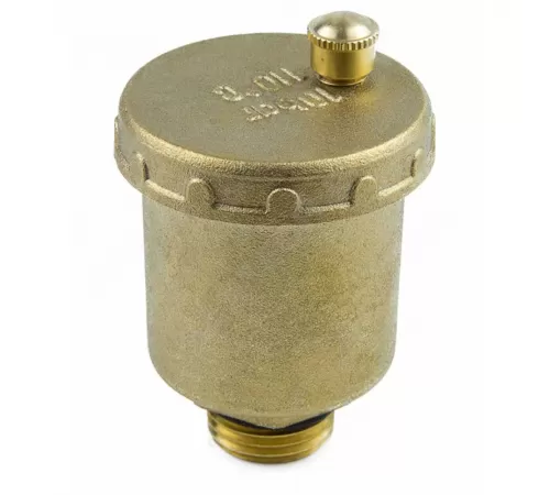 Воздухоотводчик автоматический латунь 5003 Ду 15 Ру10 G1/2" НР прямой Aquasfera 5003-01