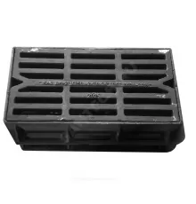 Дождеприемник чугун ДМ (малый) С250 прямоугольный m=125кг h=121мм ДМ(С250)-2-36х78 ГОСТ 3634-2019