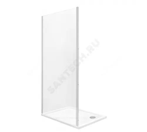 Стенка душевая Town-N 800х1950мм прозрачное стекло профиль хром Roca MP2308012M