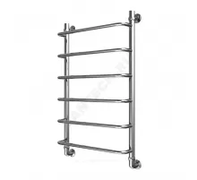 Полотенцесушитель водяной нерж сталь Лесенка Ду 25 (1") НР 400х600мм 5П нижнее подключение в/к соединитель (1"х3/4") Эридан Элит-Металл В-34-03