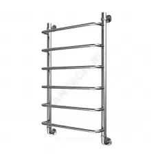 Полотенцесушитель водяной нерж сталь Лесенка Ду 25 (1") НР 400х600мм 5П нижнее подключение в/к соединитель (1"х3/4") Эридан Элит-Металл В-34-03