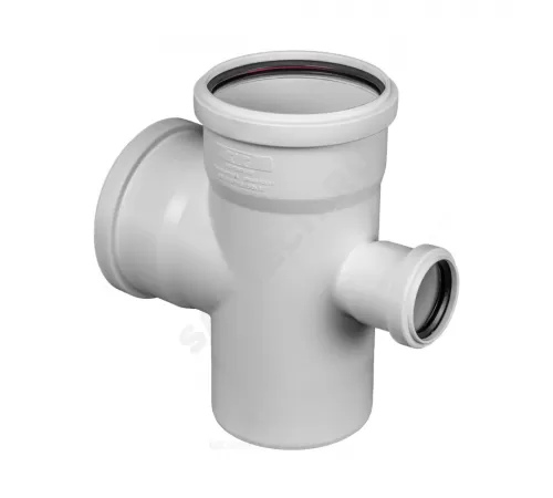 Крестовина PP-M 1-плоскостная бесшумная белая Дн 110х110х50х87гр б/нап в/к RTP (РосТурПласт) 36545