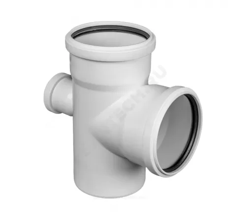 Крестовина PP-M 1-плоскостная бесшумная белая Дн 110х110х50х87гр б/нап в/к RTP (РосТурПласт) 36545