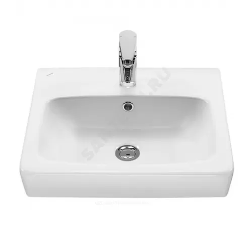 Умывальник мебельный Нео 50 1 отверстие под смеситель по центру белый Santek 1.WH30.2.184