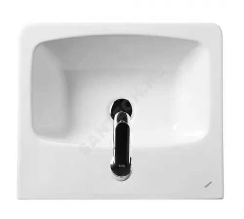 Умывальник мебельный Нео 50 1 отверстие под смеситель по центру белый Santek 1.WH30.2.184